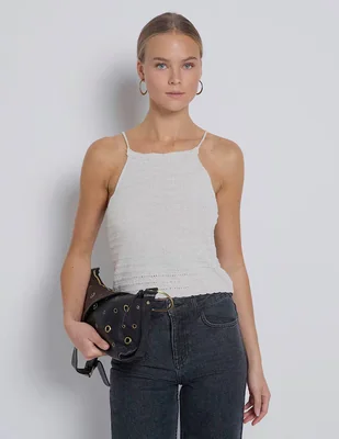 Top Renatta&Go escote cuadrado tirante delgado
