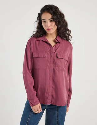 Blusa Levi's manga larga para mujer