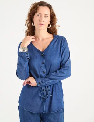 Blusa Lieb manga larga para mujer