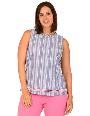 Blusa Ferrioni sin manga para mujer