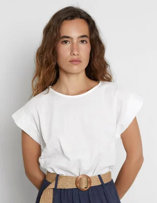 Blusa Trucco manga corta para mujer