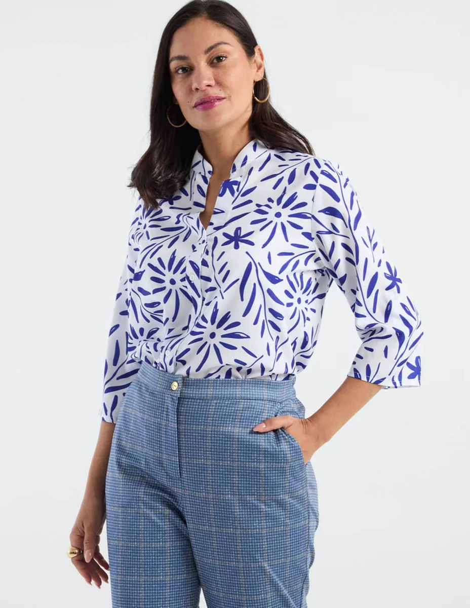 Blusa camisera lpc manga para mujer