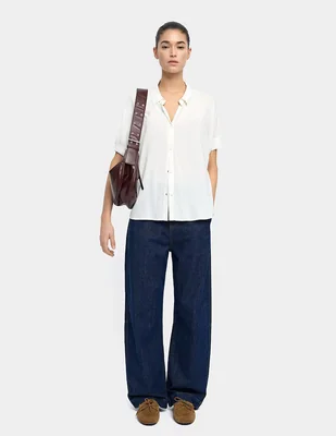 Camisa Parfois manga corta para mujer