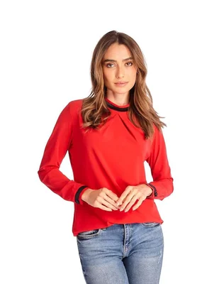 Blusa Beatriz Meade manga larga para mujer