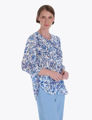 Blusa Charme manga 3/4 para mujer