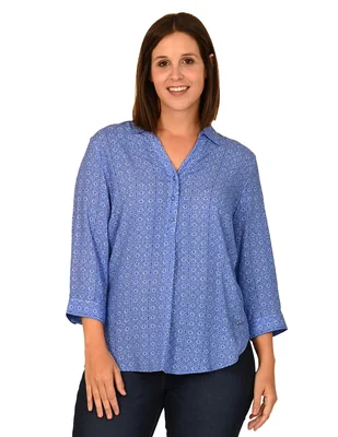 Blusa Ferrioni manga 3/4 para mujer