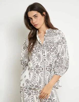 Blusa trucco manga 3/4 para mujer