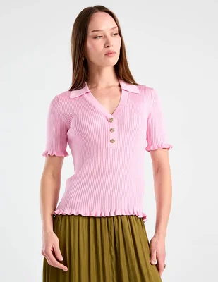 Blusa Karl Lagerfeld Paris manga corta para mujer