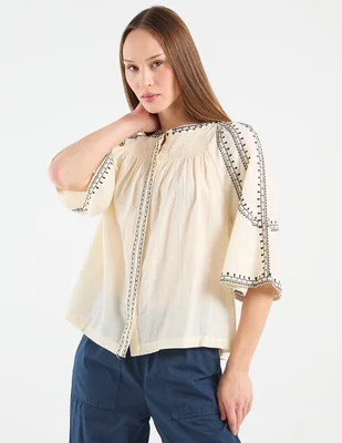 BLUSA INDI & COLD VV26MC168 ALGODÓN