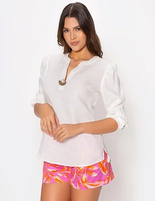 Blusa Studio F manga al codo para mujer