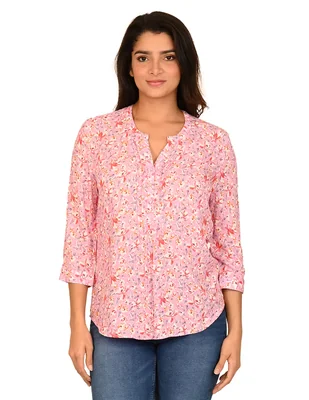 Blusa Ferrioni manga 3/4 para mujer