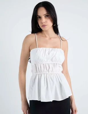 Blusa Kur.Kuma sin manga para mujer
