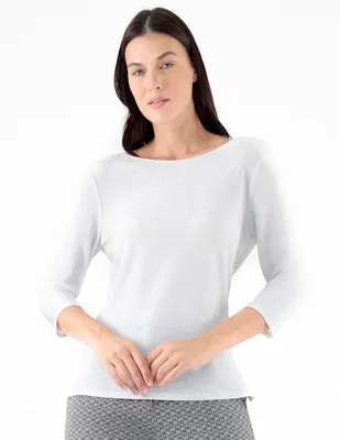 Blusa Trinity manga 3/4 para mujer