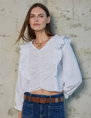 Blusa Renatta&go manga larga para mujer