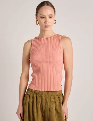 Blusa scotch & soda sin manga para mujer