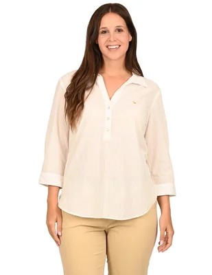 Blusa Ferrioni manga 3/4 para mujer