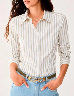 Camisa Pennyblack de algodón manga larga para mujer