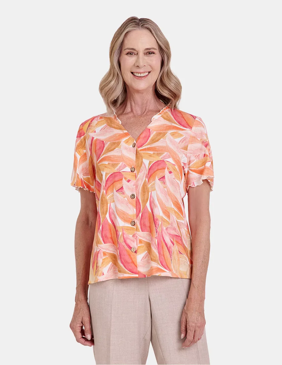 Blusa vitos v68802 estampado regular