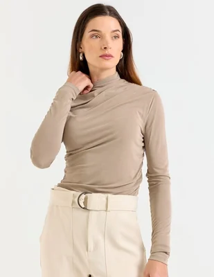 Blusa Topshop manga larga para mujer