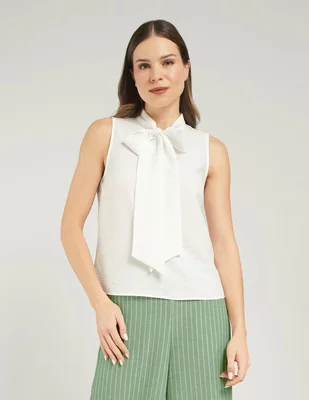 Blusa Parallel sin manga para mujer