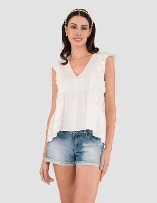 Blusa Tattoo sin manga para mujer