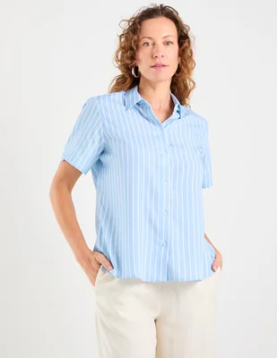 Blusa lpc manga corta para mujer