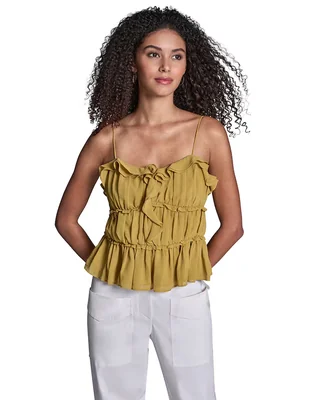 Blusa BCBG sin manga para mujer