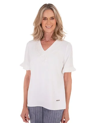 Blusa Chaps manga corta para mujer