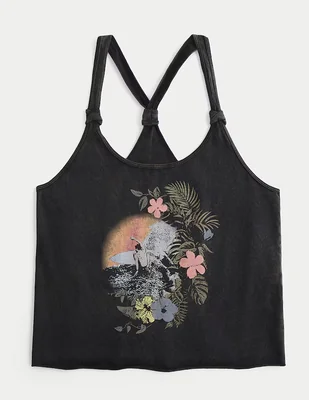 Playera Hollister cuello redondo para mujer