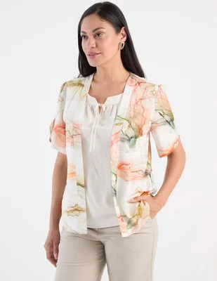 Blusa vitos manga 3/4 para mujer