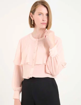 Blusa Chico's manga larga para mujer