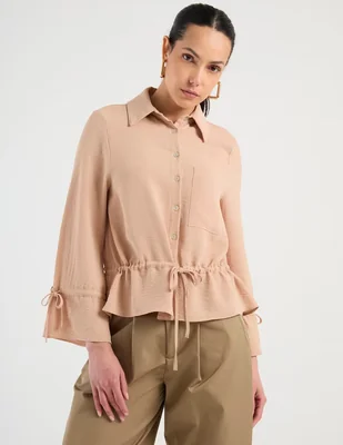 Blusa Petite Studio manga larga para mujer