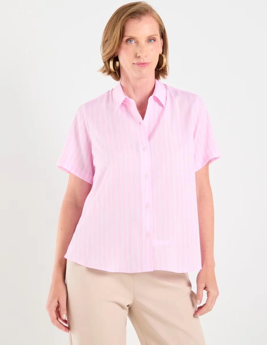 Blusa lpc manga corta para mujer