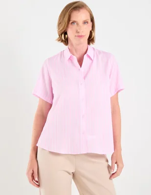 Blusa lpc manga corta para mujer