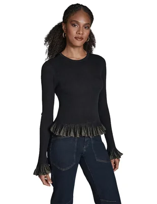 Blusa BCBG manga larga para mujer