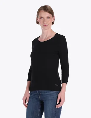 Blusa Charme manga 3/4 para mujer
