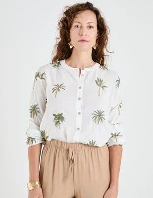 Blusa Lieb manga larga para mujer