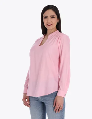 Blusa Charme manga larga para mujer