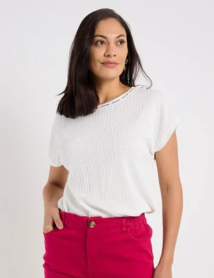 Blusa Lieb manga corta para mujer
