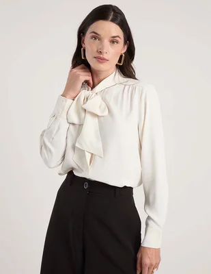 Blusa ann taylor manga larga para mujer