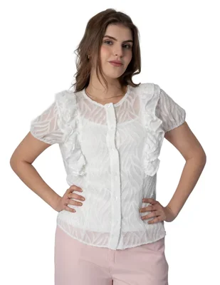 Blusa Salsa manga corta para mujer