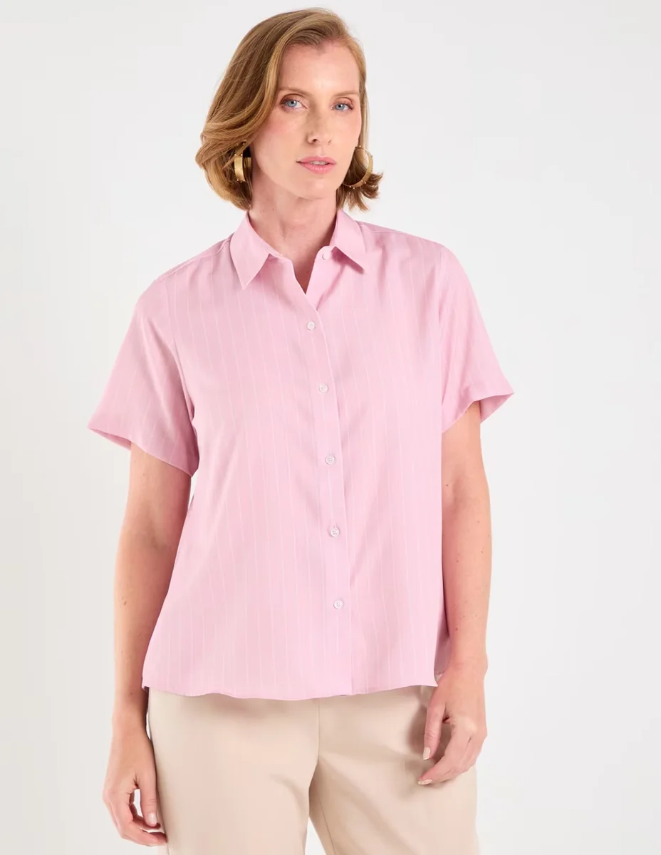 Blusa lpc manga corta para mujer
