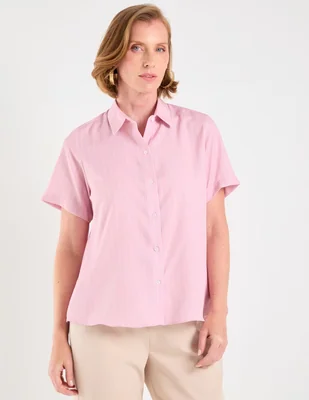 Blusa lpc manga corta para mujer