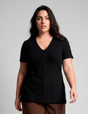 Blusa ivonne plus manga corta para mujer