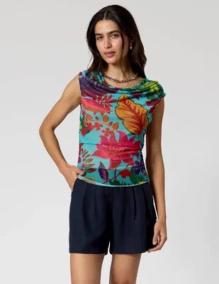 Blusa Criteria sin manga para mujer