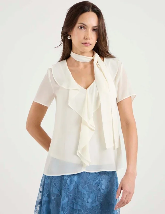 Blusa Pennyblack manga corta para mujer