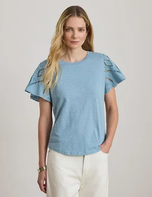 Blusa Lauren Ralph Lauren manga corta para mujer
