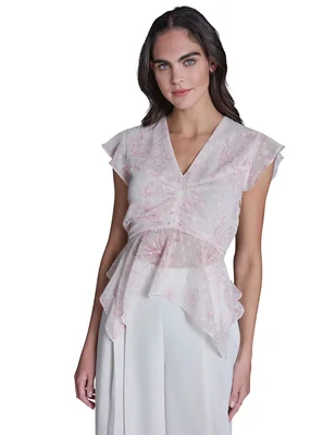 Blusa bcbg sin familia o colección manga corta para mujer