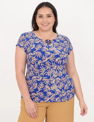Blusa Cariló manga corta para mujer