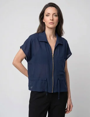 Blusa regular para mujer